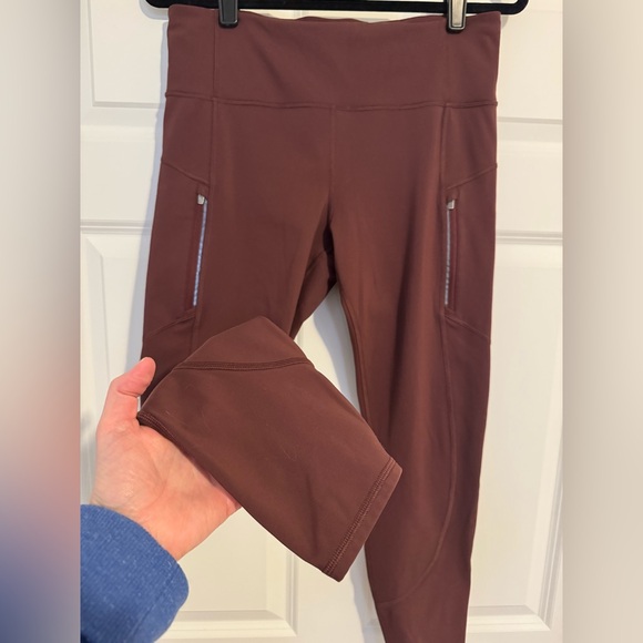 Athleta Burgundy Rainer Tight - Picture 2 of 13
